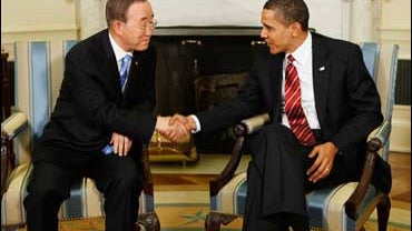 Barack Obama And Ban Ki-Moon 