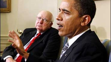 Barack Obama, Paul Volcker 