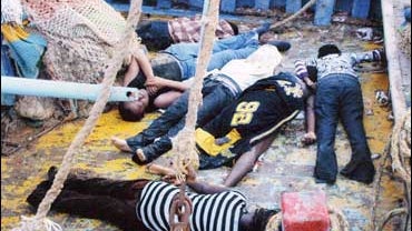 Libya capsize victims 