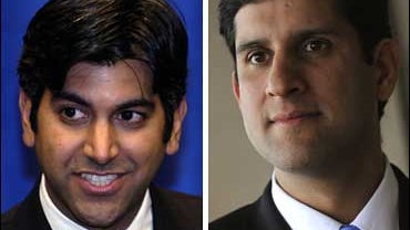 Aneesh Chopra (left), and Vivek Kundra 