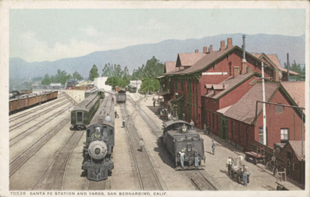 Santa Fe Station, C. 1910 
