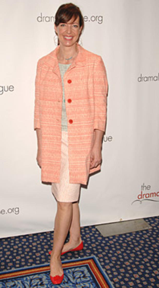 Actress Allison Janney attends the 75th anniversary of the Drama League Awards ceremony in New York on Friday, May 15, 2009. 