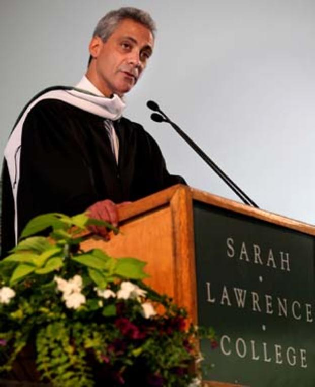 Rahm Emanual<br>Sarah Lawrence College 