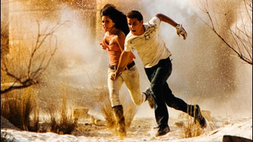 Megan Fox, left, and Shia LaBeouf 