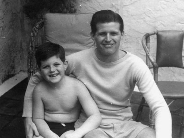 Edward Kennedy and his big brother, Joe, hang out in Palm Beach, Fla.,  Dec. 1939/Jan. 1940. 