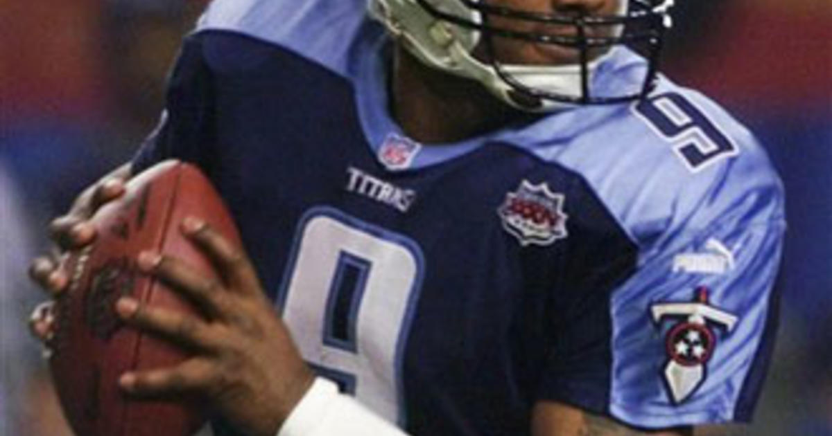 STEVE McNAIR CUSTOM TENNESSEE TITANS JERSEY AIR McNAIR