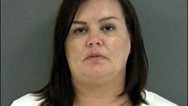 Kimberly Saenz, 35, in photo provided by the Angelina County Sheriff's Office, April 1, 2009. 