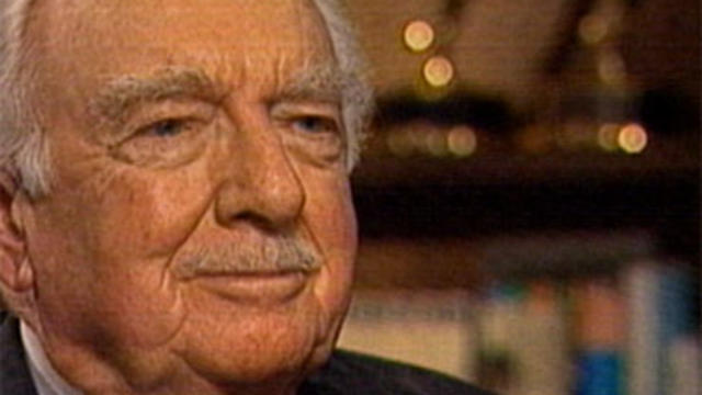 CBS News anchor Walter Cronkite 