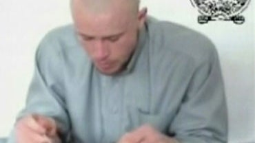 A still from a Taliban propaganda video released Saturday, July 18, 2009 shows Pfc. Bowe R. Bergdahl, 23, of Ketchum, Idaho, who went missing from his base in eastern Afghanistan June 30. 