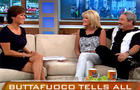 Maggie Rodriguez, Left, Speaks with Mary Jo Buttafuoco and Buttafuoco's Fiance, Stu Tendler on "The Early Show." 