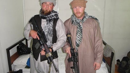 CAROUSEL - U.S. Embassy guards dressed as Afghans 