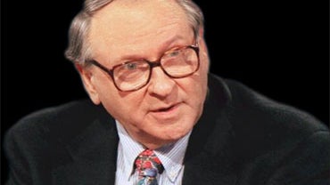 A file photo of columnist / speechwriter William Safire 