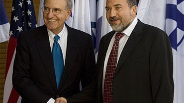 George Mitchell_Avigdor Lieberman 