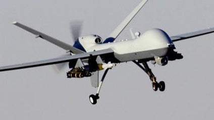 An Air Force MQ-9 Reaper unmanned aerial attack vehicle prepares to land in an undisclosed location in Afghanistan in this November 2007 file photo. 