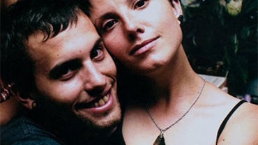 File - This undated file photo, released by freethehikers.org, Aug. 20, 2009, shows missing American hikers, Shane Bauer, left, and Sarah Shourd. Families of three Americans detained in Iran after straying over the border say video clips to be released Tu 