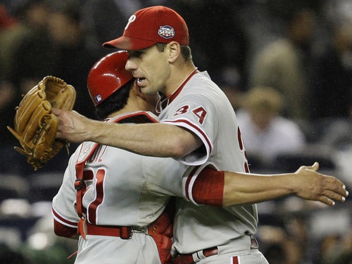 Philadelphia Phillies' Cliff Lee 