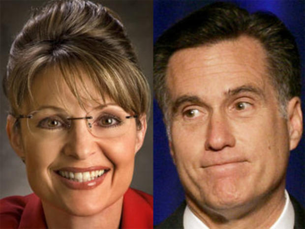 Sarah Palin and Mitt Romney 