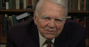 Andy Rooney and the Two Piles of Mail - CBS News