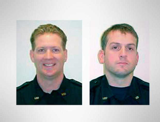 SLIDESHOW - MEMORIAL - This combination of photos provided by the City of Lakewood, Wash., shows, from left to right, Lakewood police officers Greg Richards, 42, Tina Griswold, 40, Ronald Owens, 37, and Sgt. Mark Renninger, 39. The four were killed when a 