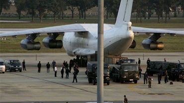 Cargo plane allegedly carrying weapons from North Korea 