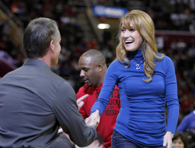  Jane Seymour at Cavaliers Game 