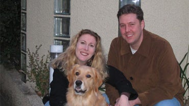 Rachel Yould, left, her husband, Brett Yould in Jan. 2008 