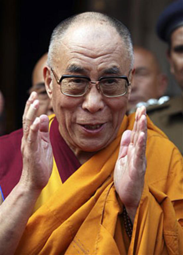 Dalai Lama Greets Followers 