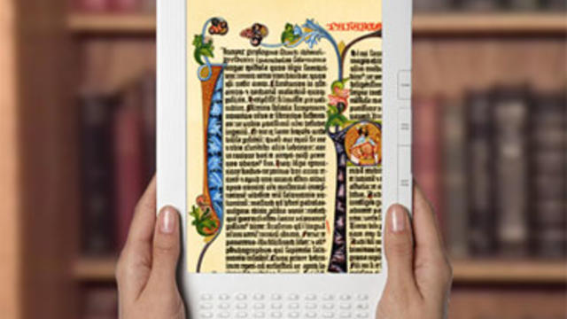 The printed word, from Gutenberg's Bible to the Kindle. 