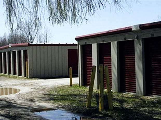 The storage facility where Flint police found 9-year-old quadriplegic Shylae Myza Thomas' body is shown in Vienna Township, Mich., Thursday, April 23, 2009. Authorities are considering charges in the death of the girl whose body was found in a black trash 