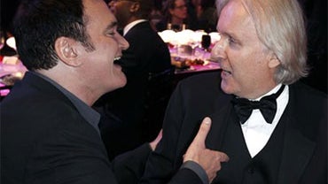 Quentin Tarantino, left, and James Cameron at the 15th Annual Critics Choice Movie Awards on Friday, Jan. 15, 2010, in Los Angeles. Cameron's "Avatar" and Tarantino's "Inglourious Basterds" won the most awards. (AP Photo/Matt Sayles) 