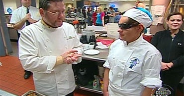 Knives, Fire, Chaos Don't Worry Blind Chef CBS News