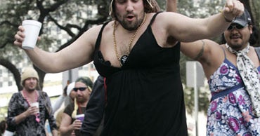 buddy diliberto red dress run Nutty New Orleans nonsense to put a :^) on your face | Louisiana Festivals