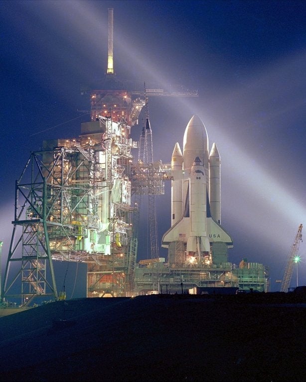 When the space shuttle was new