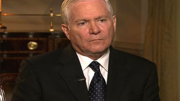 Defense Secretary Robert Gates interviewed in Washington by Bob Schieffer for "Face the Nation," Friday, April 9, 2010. 