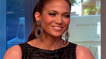 Jennifer Lopez on The Early Show. 