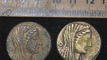 2,000-year-old Egyptian coins 