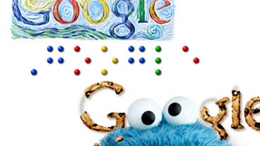 Google Doodles, playful illustrations that mark holidays and anniversaries on the search engine's home page, have celebrated the birthdays of Vincent Van Gogh, Louis Braille, and "Sesame Street." 