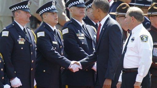 Barack Obama,  Chuck Canterbury 