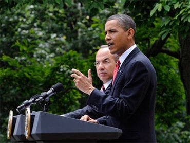 Obama, Calderon 