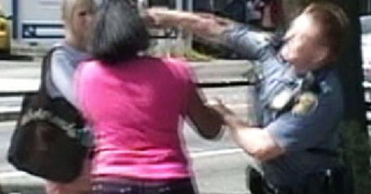 Cop Punches Woman Video Were Cops Actions Justified Cbs News 