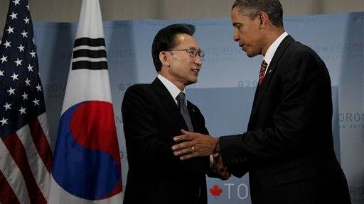 Barack Obama, Lee Myung-bak 