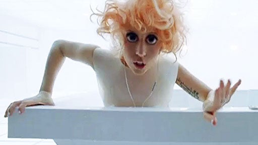 Lady Gaga's huge eyes in her video Bad Romance have sparked a dangerous contact lens trend among teens. 