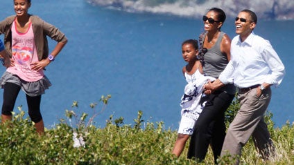 The Obamas in Maine 
