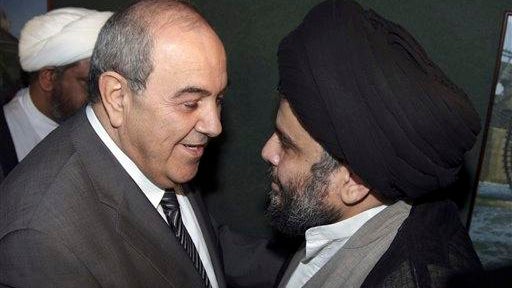 Ayad Allawi, Muqtada al-Sadr 