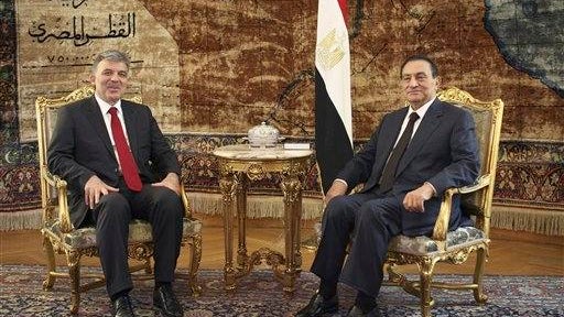 Abdullah Gul, Hosni Mubarak 