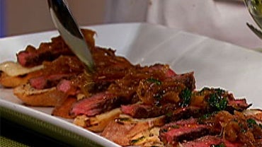 Bobby Flay finger foods. 