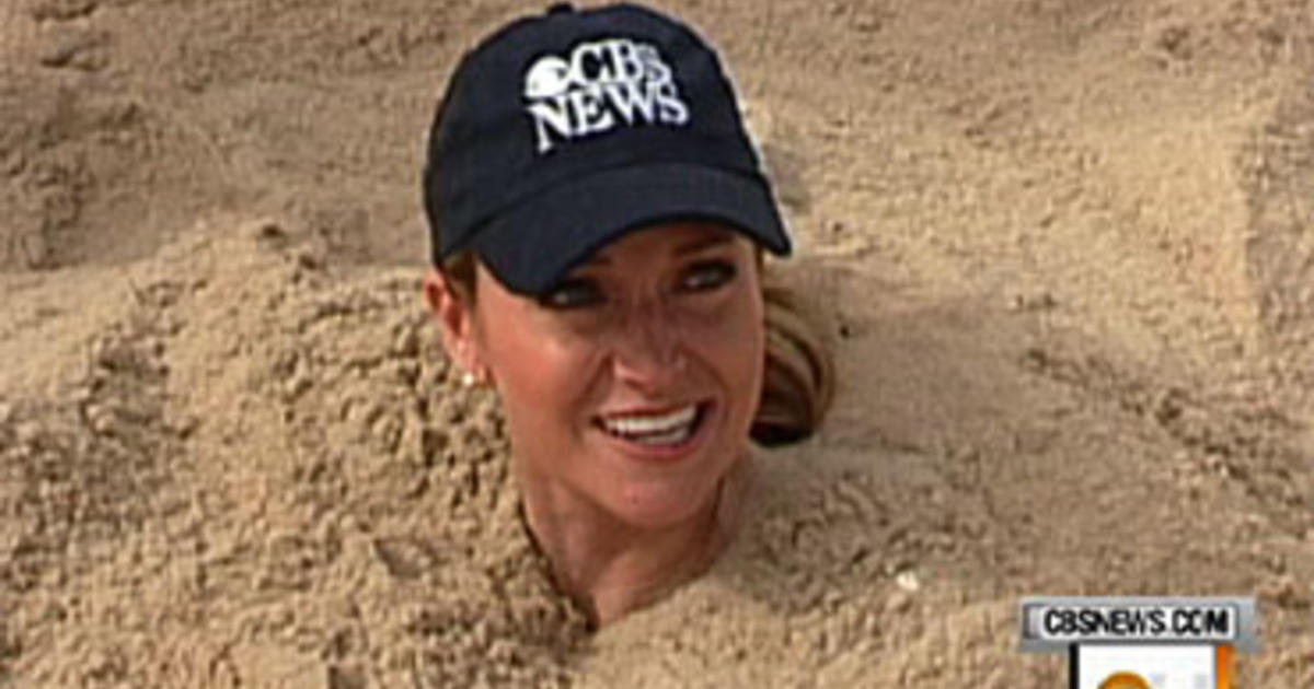 Beach Sand Digging Dangers Cbs News