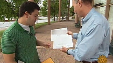 Since Hermann, now 23, was brought to the United States by his parents illegally as a teenager, he has earned two college degrees, worked and paid taxes.  But he hope to become a U.S. citizen.  