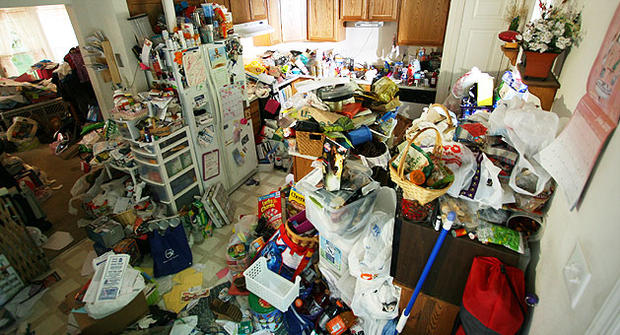 A hoarding hell from TLC series Hoarding: Buried Alive. 