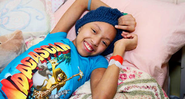 Shannon Tavarez, 11, who starred in the Broadway musical "The Lion King," reflects at home July 16, 2010 in Queens, N.Y. 